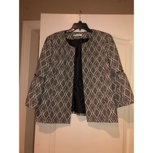 Patterned blazer